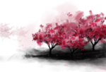 樱花装饰素材
