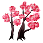 樱花装饰素材