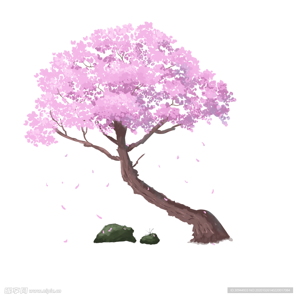 樱花装饰素材