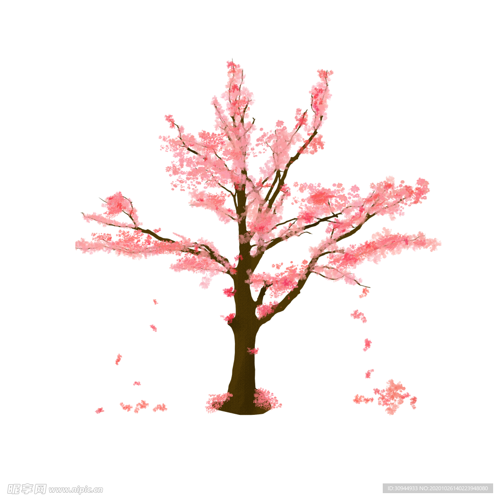 樱花装饰素材