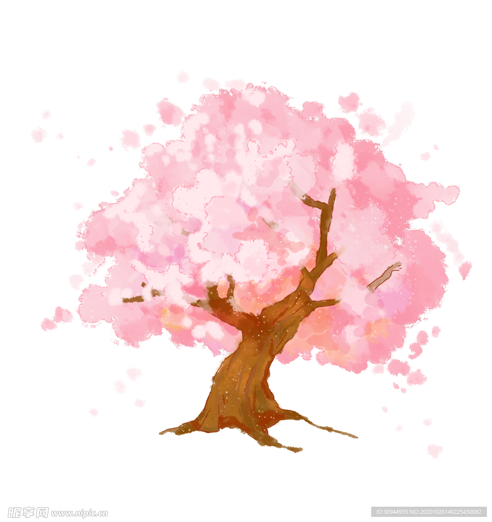 樱花装饰素材