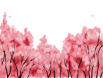 樱花装饰素材