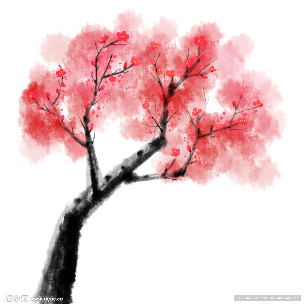 樱花装饰素材