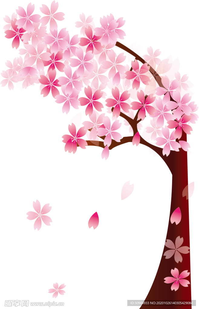 樱花装饰素材
