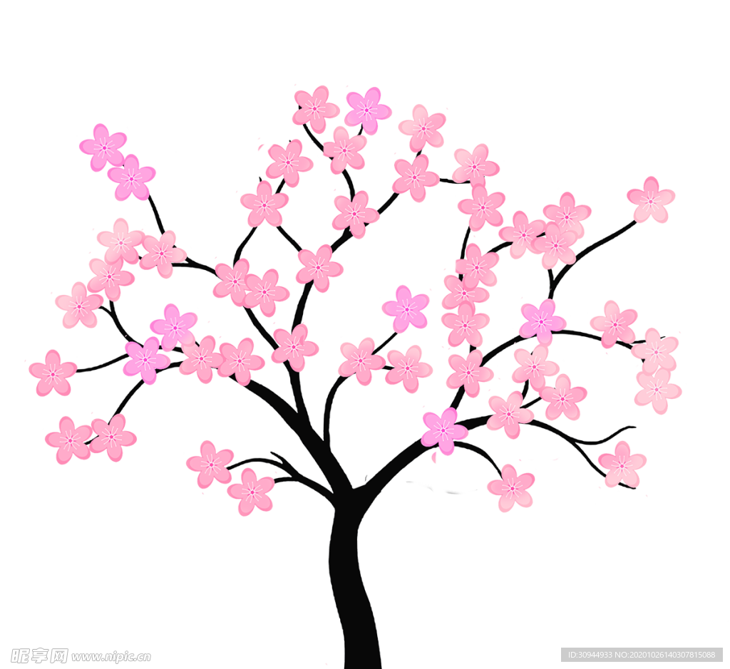 樱花装饰素材