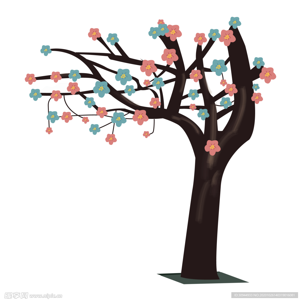 樱花装饰素材
