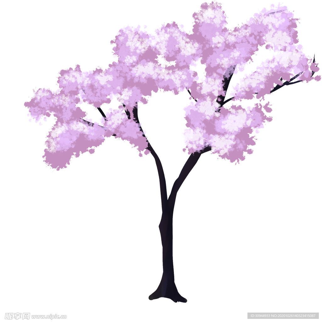樱花装饰素材