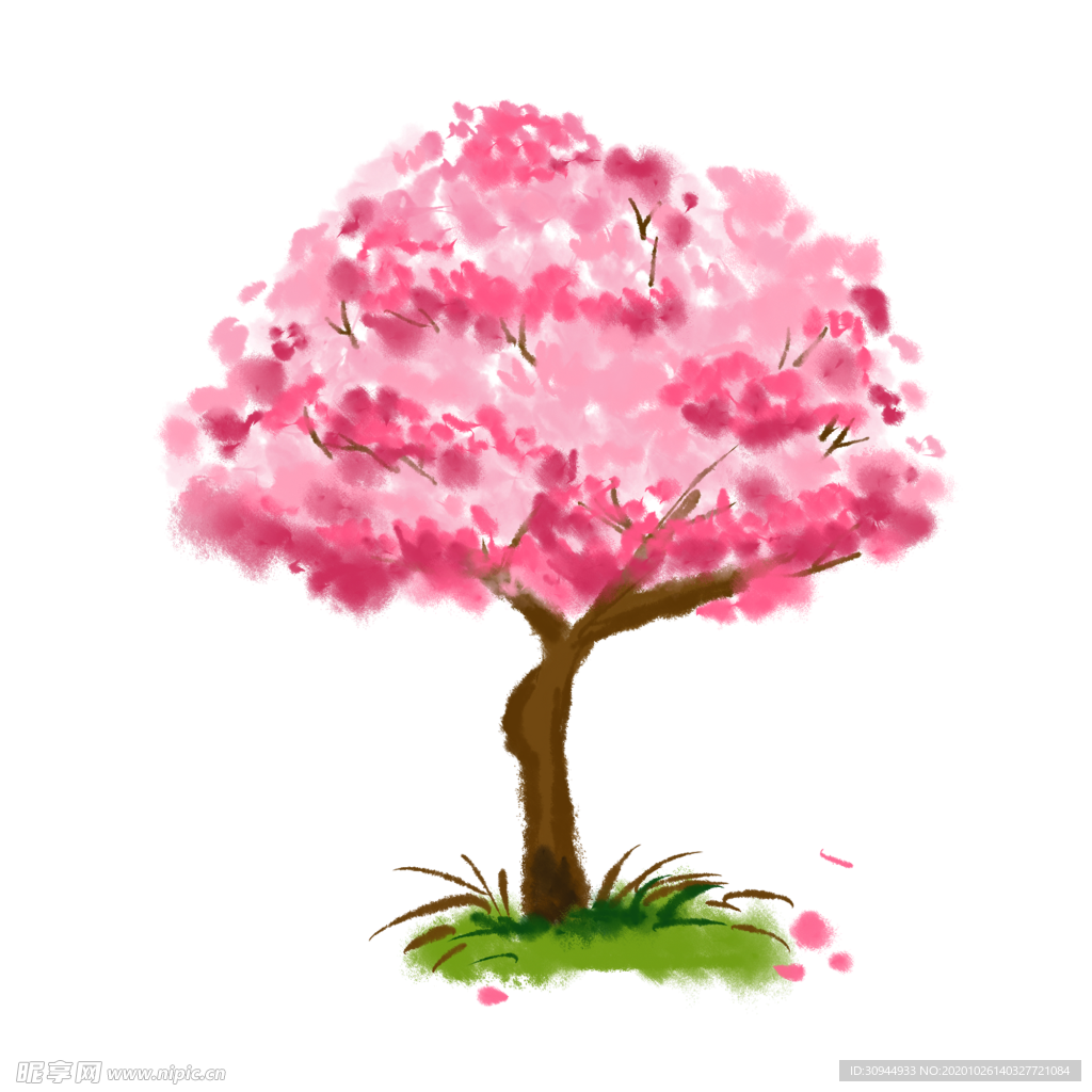 樱花装饰素材