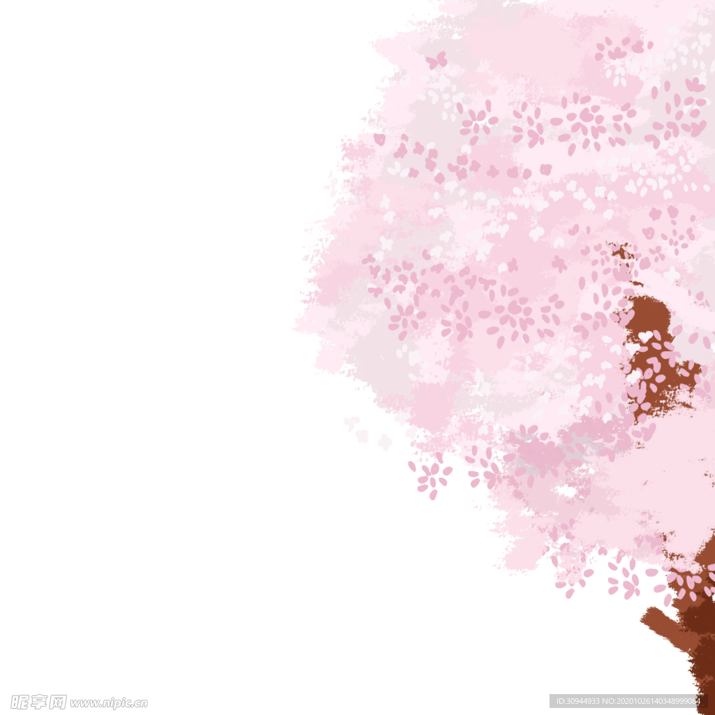 樱花装饰素材
