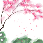 樱花装饰素材