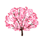 手绘樱花素材