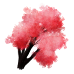 手绘樱花素材