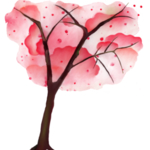 粉色樱花装饰
