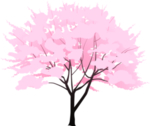粉色樱花装饰