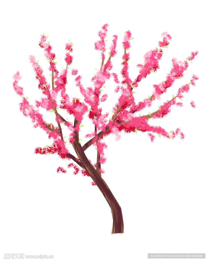手绘樱花