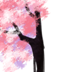 手绘樱花
