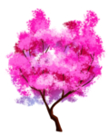 手绘桃花