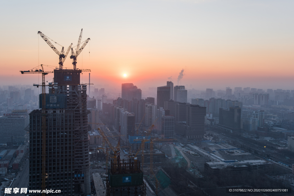 大城市建筑风景摄影