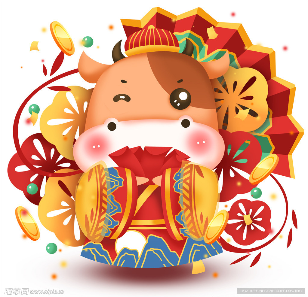 卡通牛形象