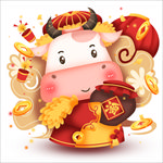 卡通牛形象