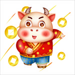 卡通牛形象