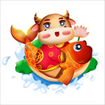 卡通牛形象1