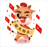 卡通牛形象
