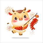 卡通牛形象