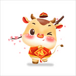 卡通牛形象