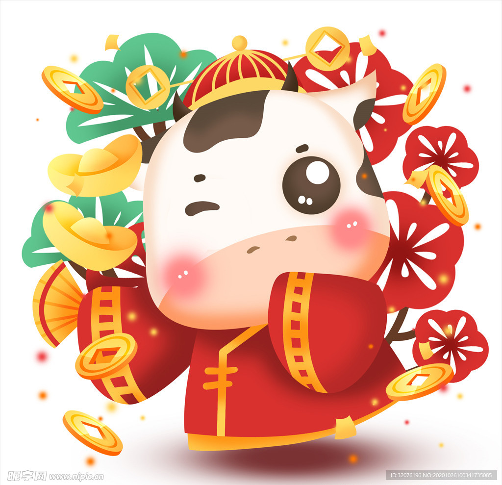 卡通牛形象