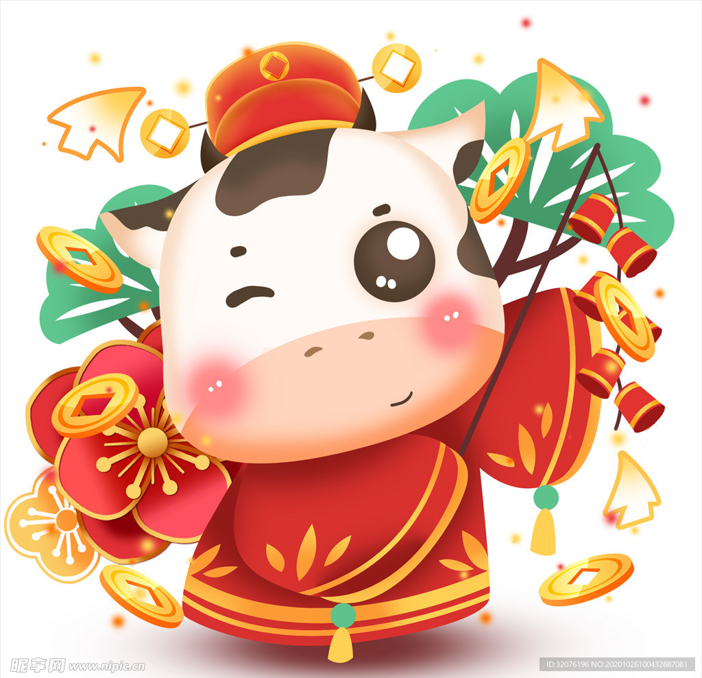 卡通牛形象