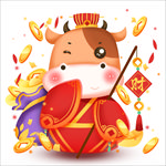 卡通牛形象