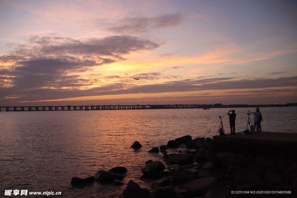 碧海湾夕阳