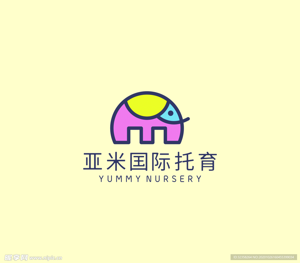 亚米国际托育logo