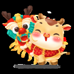 卡通牛