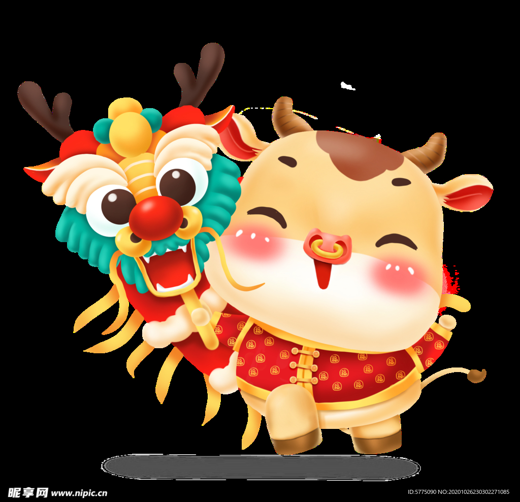卡通牛