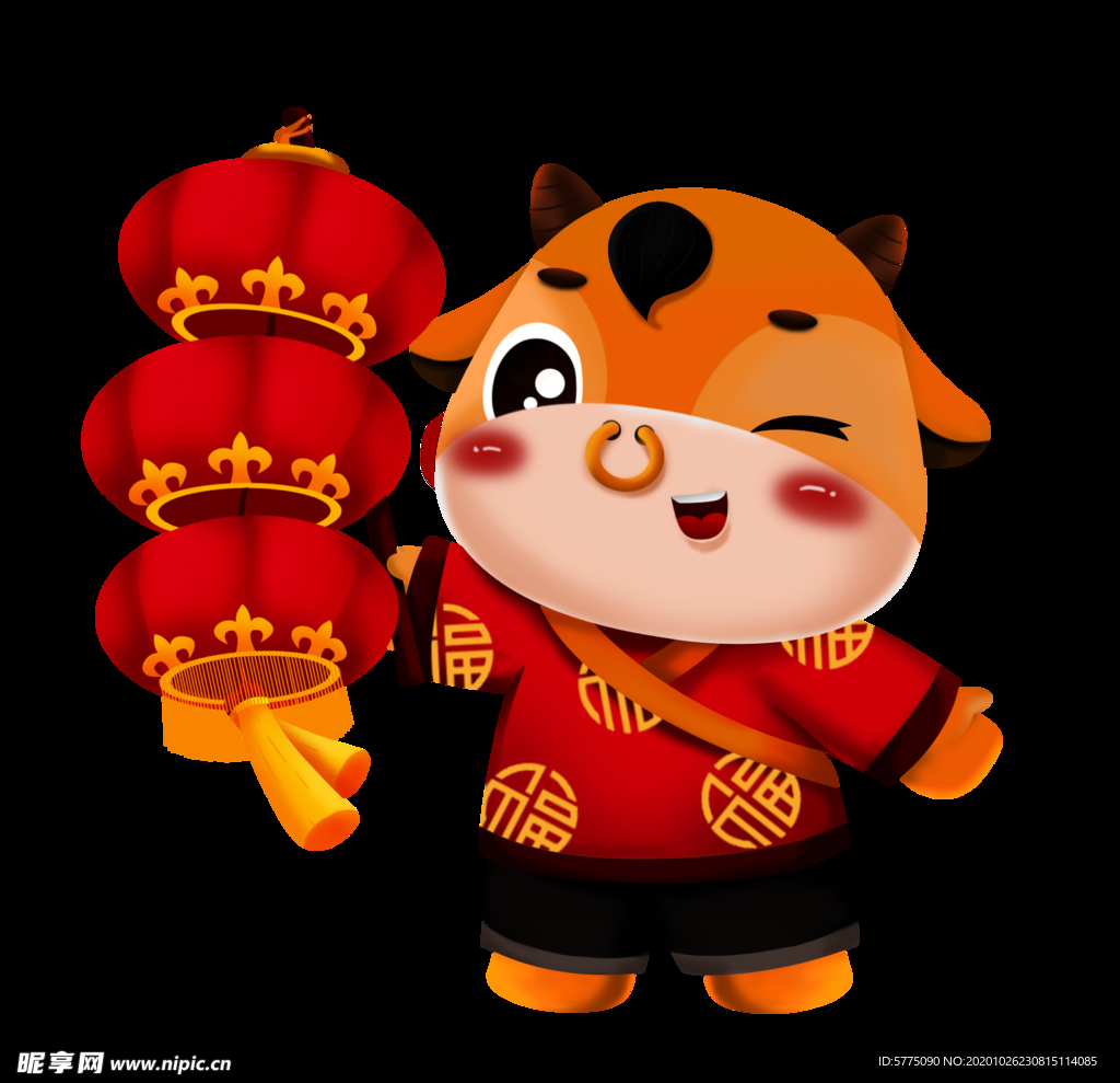 卡通牛