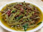 青笋牛肉丝