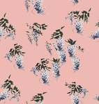 槐花数码印花