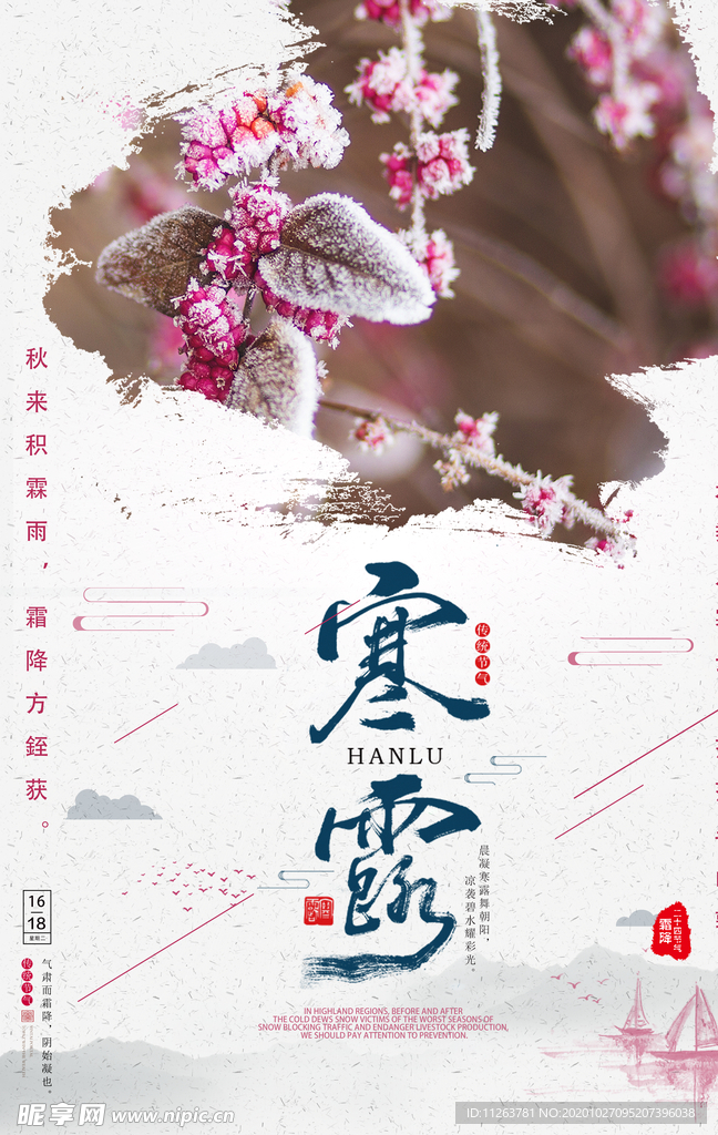 寒露海报