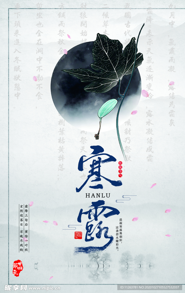 寒露海报
