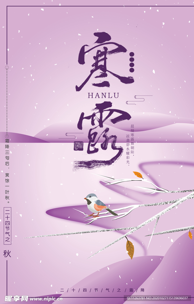 寒露海报