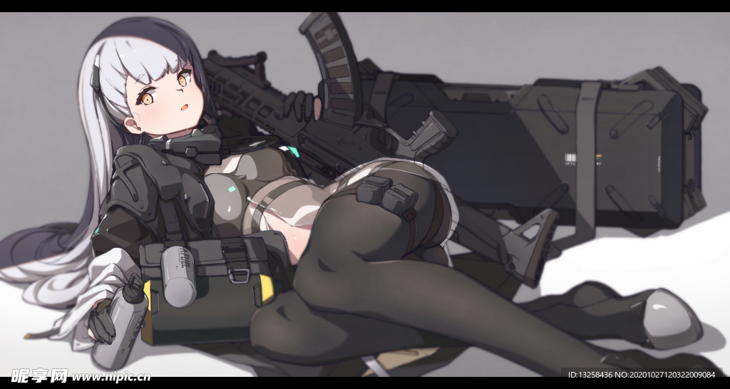 彩色动漫人物插画背景
