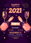 2021新年派对海报
