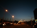 夜晚的路灯