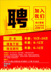 招聘海报