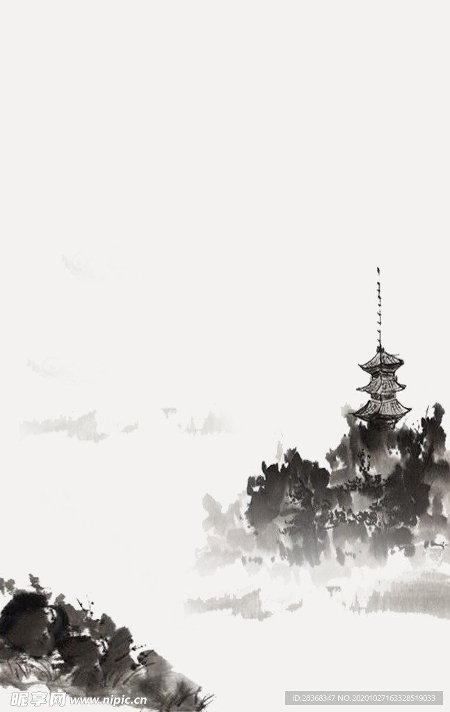 水墨风海报