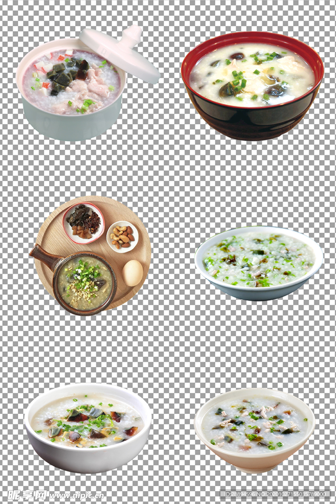 葱花皮蛋瘦肉粥