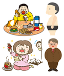 肥胖人士卡通