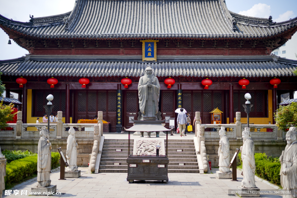 大中式传统建筑物摄影